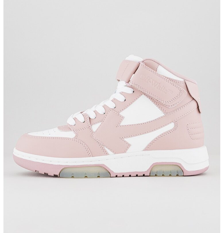 Спортни обувки от кожа Out Of Office с лого и среден профил OFF-WHITE