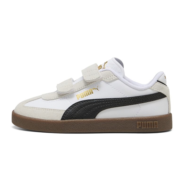 Спортни обувки от кожа и велур с велкро Puma