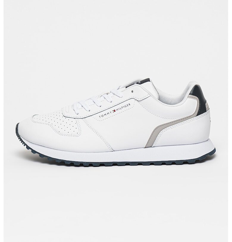 Спортни обувки от кожа и еко кожа с перфорации Tommy Hilfiger