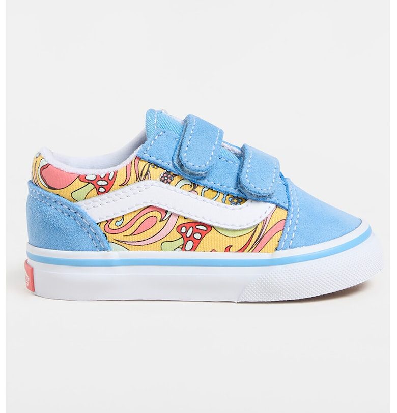 Спортни обувки с велкро - велур и кожа Vans