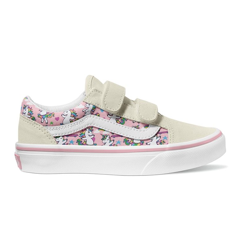 Спортни обувки с велкро и принт Vans