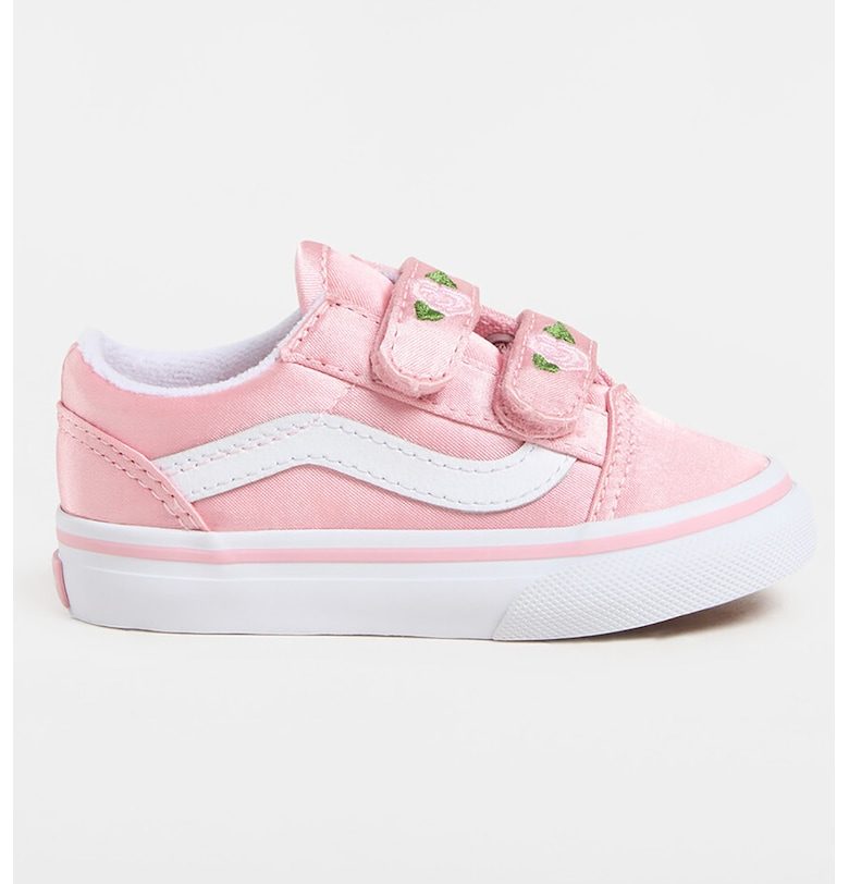 Спортни обувки с велкро и флорални детайли Vans