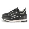 Спортни обувки с кожа BOSS Kidswear