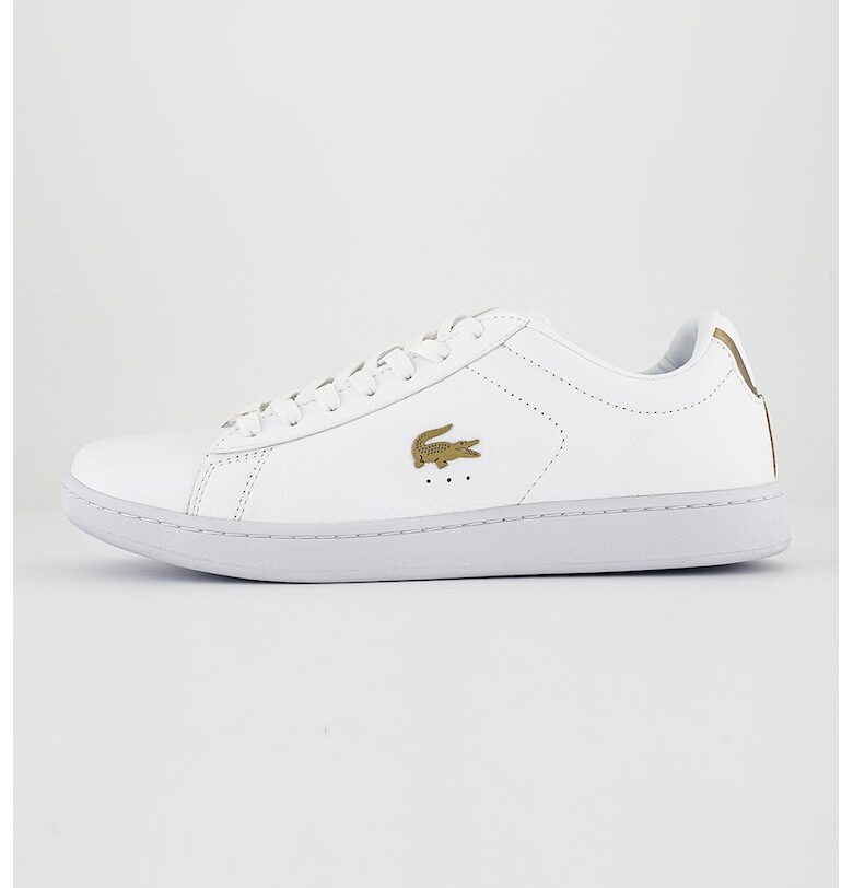 Спортни обувки с кожа - еко кожа и лого Lacoste