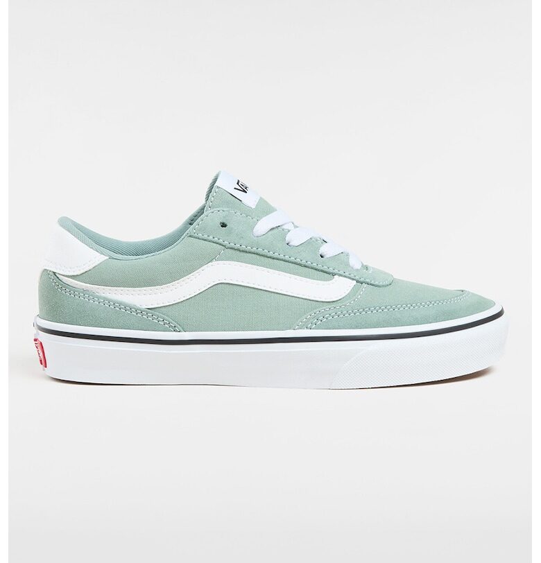 Спортни обувки с кожа и лого Vans