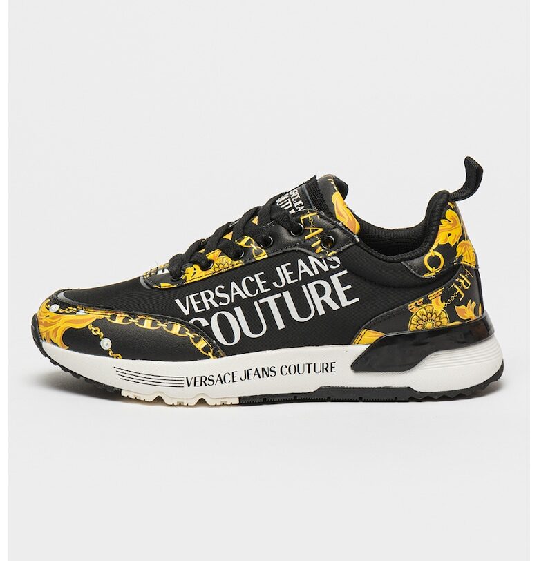 Спортни обувки с лого и връзки Versace Jeans Couture