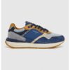 Спортни обувки с мрежести зони и велур Pepe Jeans London