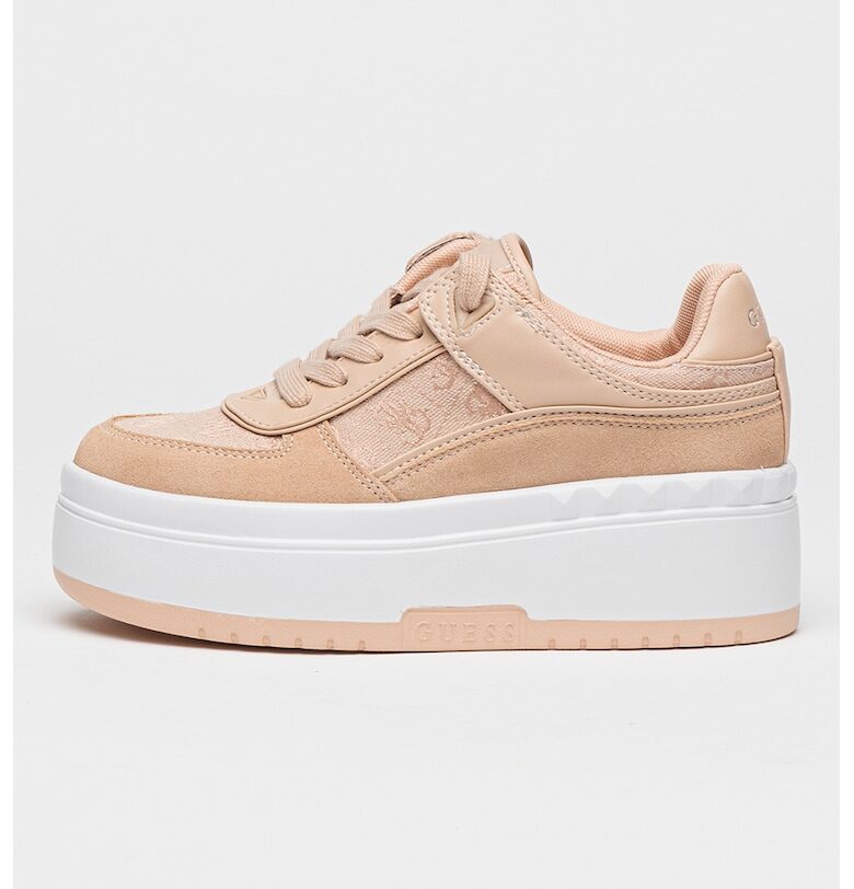 Спортни обувки с принт и тектил GUESS