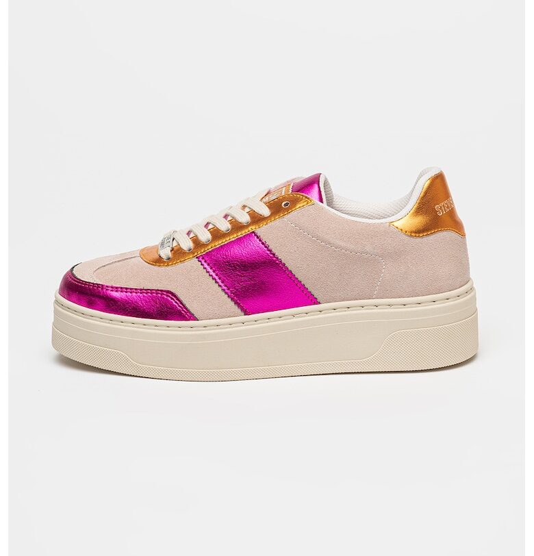 Спортни обувки с равна платформа и връзки Steve Madden