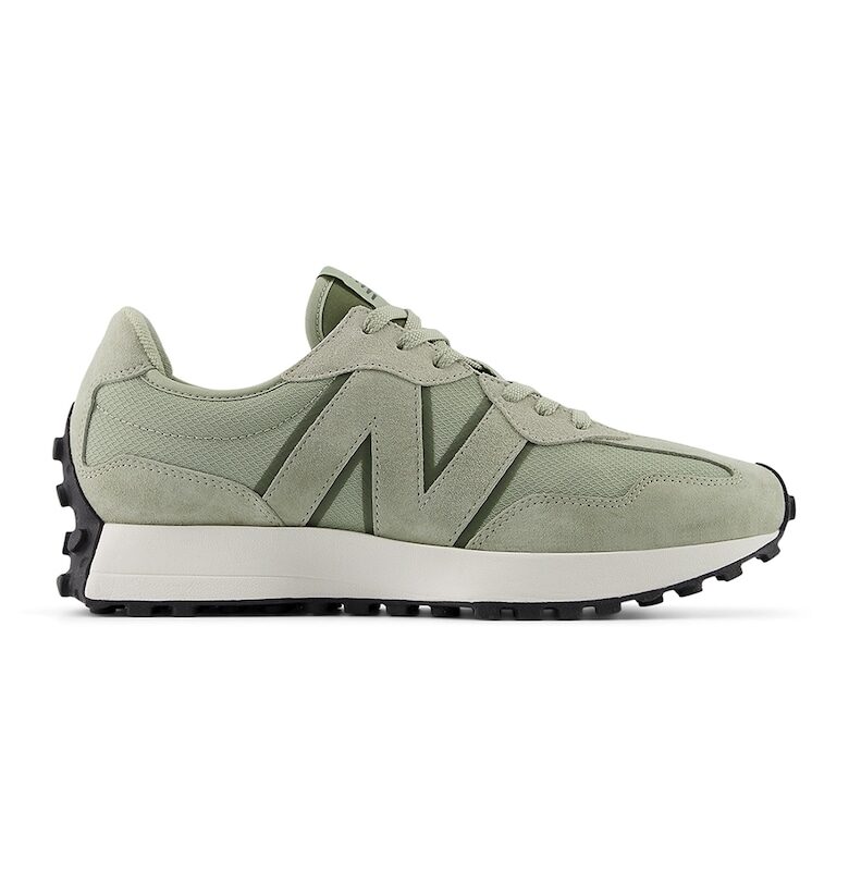 Спортни обувки с текстил и кожа - с лого New Balance