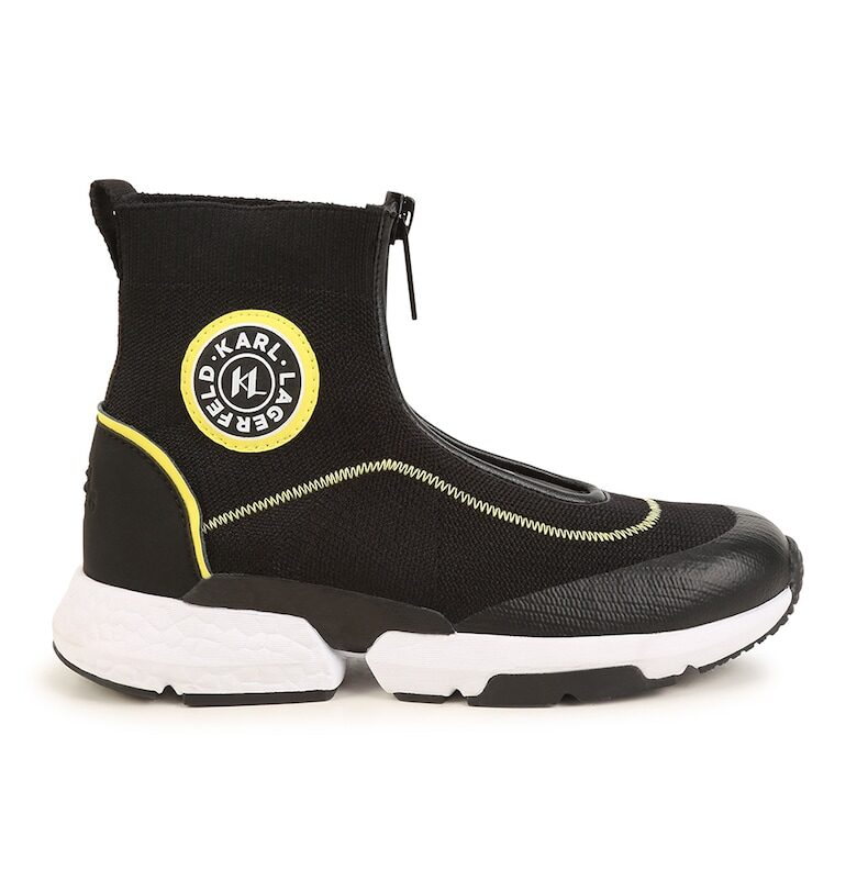 Спортни обувки с цип KARL LAGERFELD KIDS