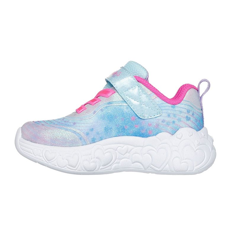 Спортни обувки с шарка и брокат Skechers