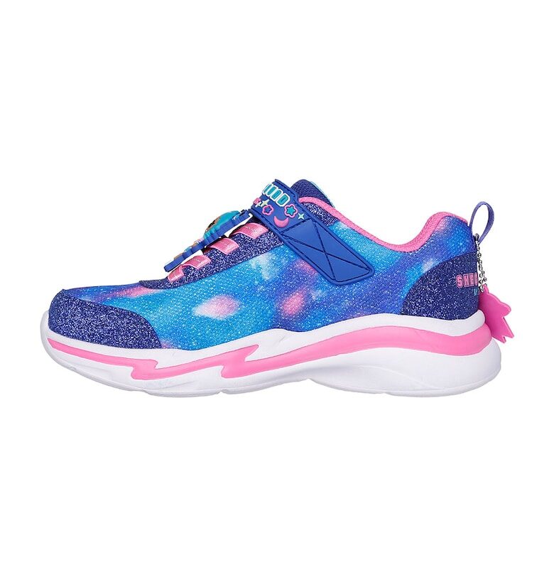 Текстилни спортни обувки Snuggle Sneaks с бляскав ефект Skechers