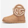 Унисекс велурени боти без закопчаване UGG