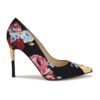 Флорални обувки Fresh с ток стилето NINE WEST
