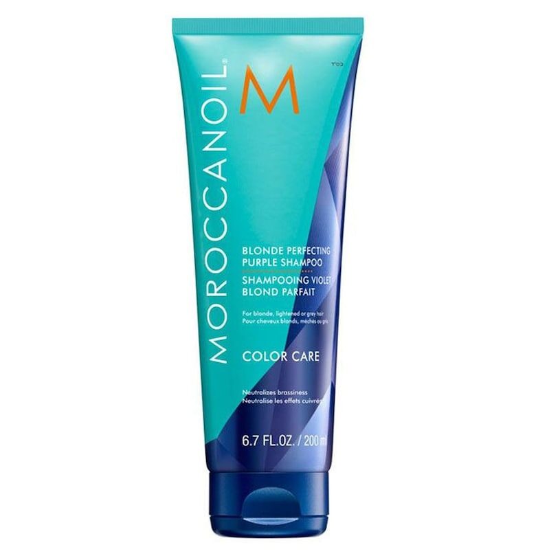 Blonde Perfecting Purple шампоан за руса - изрусена или бяла/сива коса Moroccanoil
