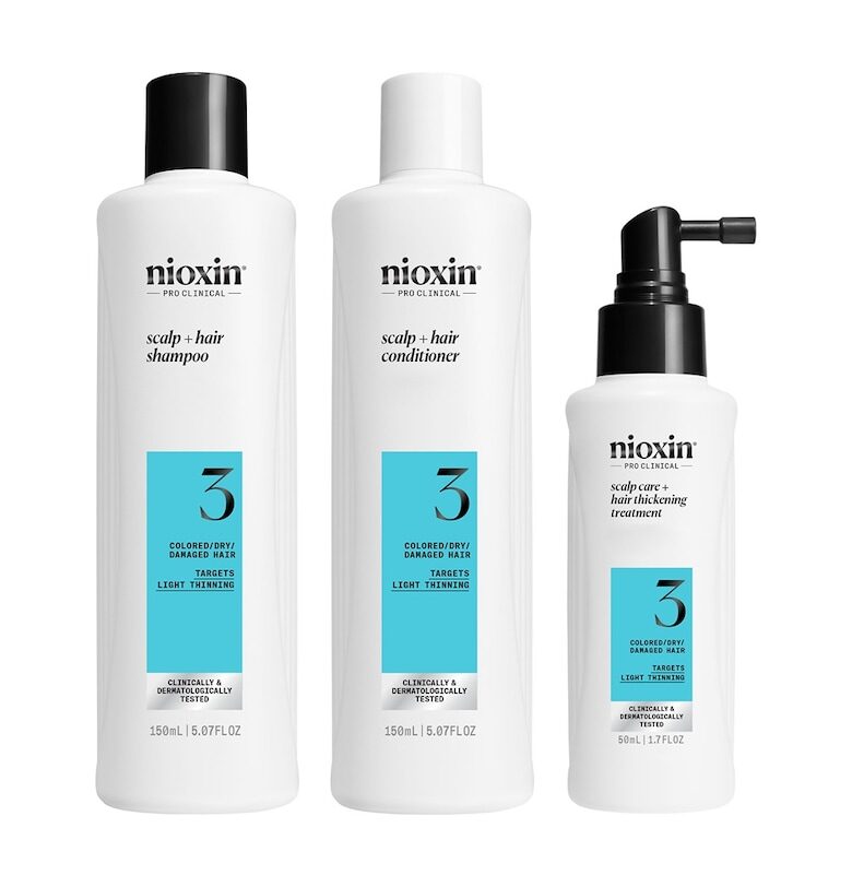 System 3 Професионален комплект против накъсване за боядисана коса Nioxin