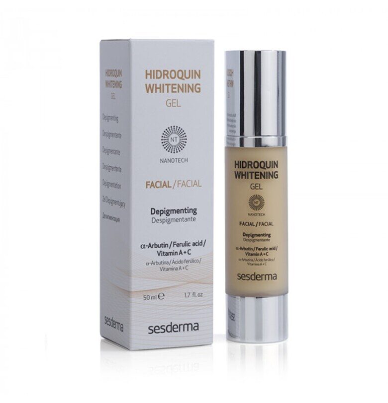 Гел за лице  Hidroquin Whitening - С депигментиращ ефект - 50 мл Sesderma