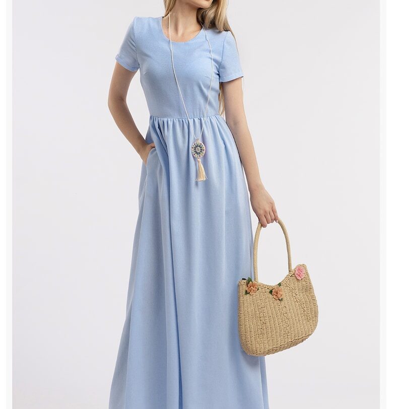 Дълга ленена рокля CAMISSI