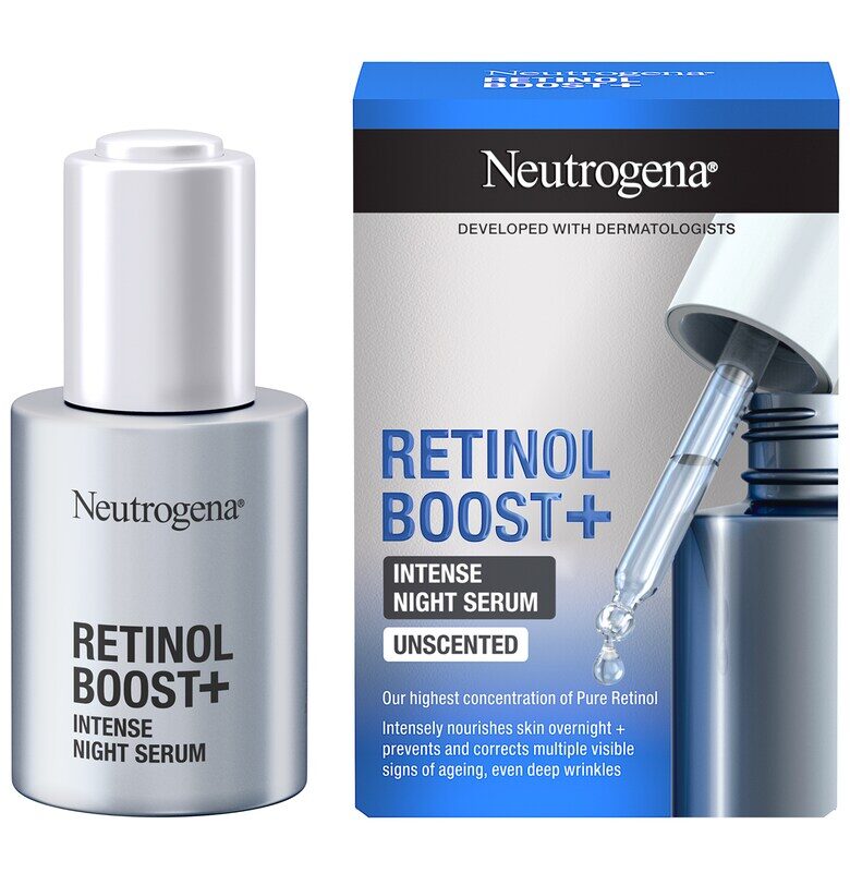 Интензивен нощен серум Retinol Boost - 30 мл Neutrogena