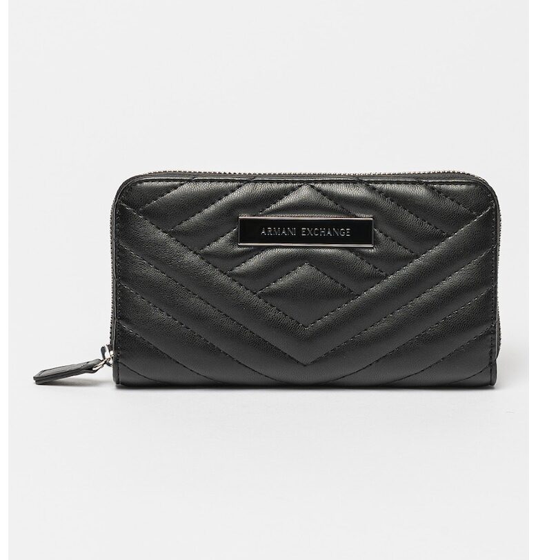 Капитонирано портмоне с цип ARMANI EXCHANGE