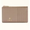 Кожен калъф за карти Camelia Furla