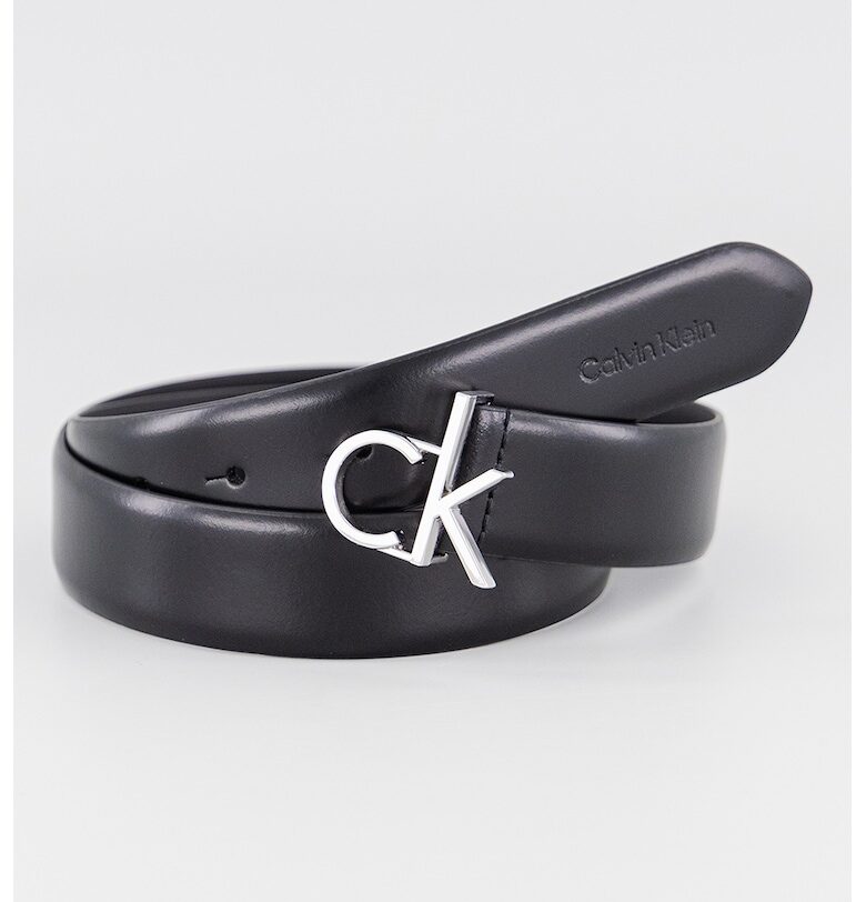 Кожен колан с лого CALVIN KLEIN