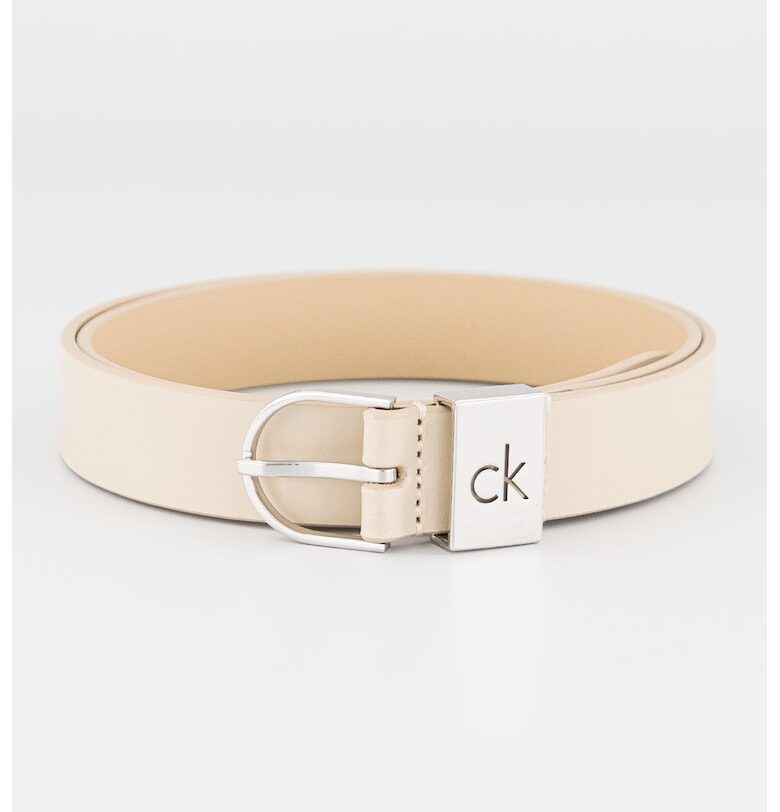 Кожен колан с лого CALVIN KLEIN