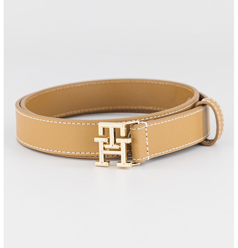 Кожен колан с монограм Tommy Hilfiger