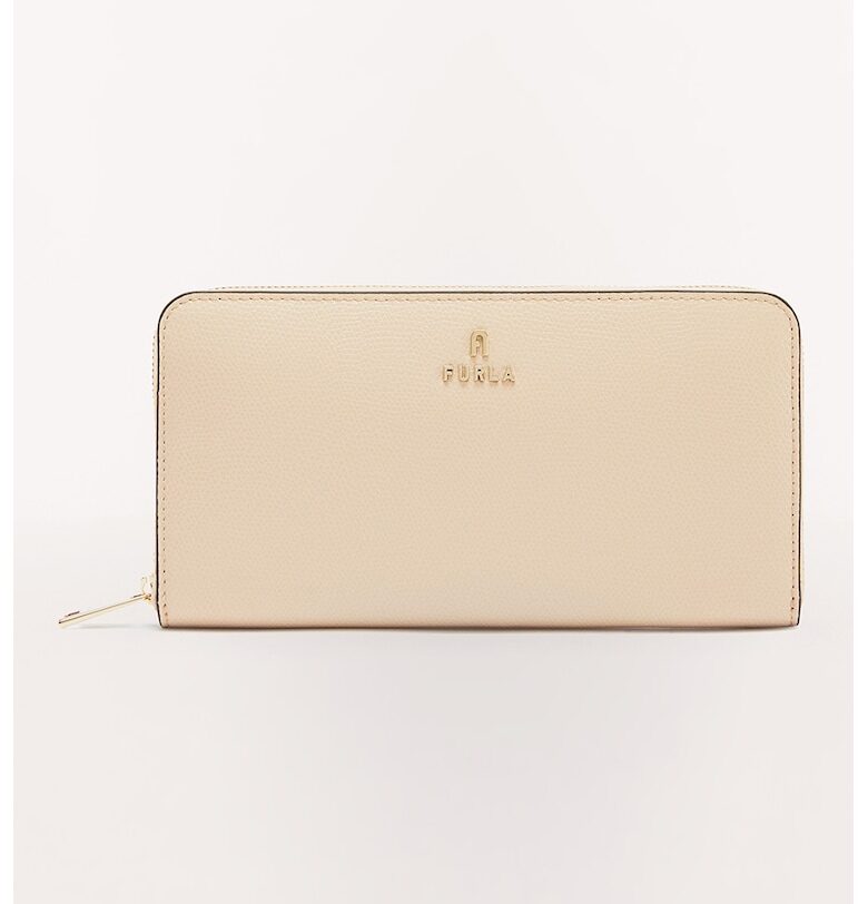 Кожен портфейл Camelia с цип Furla