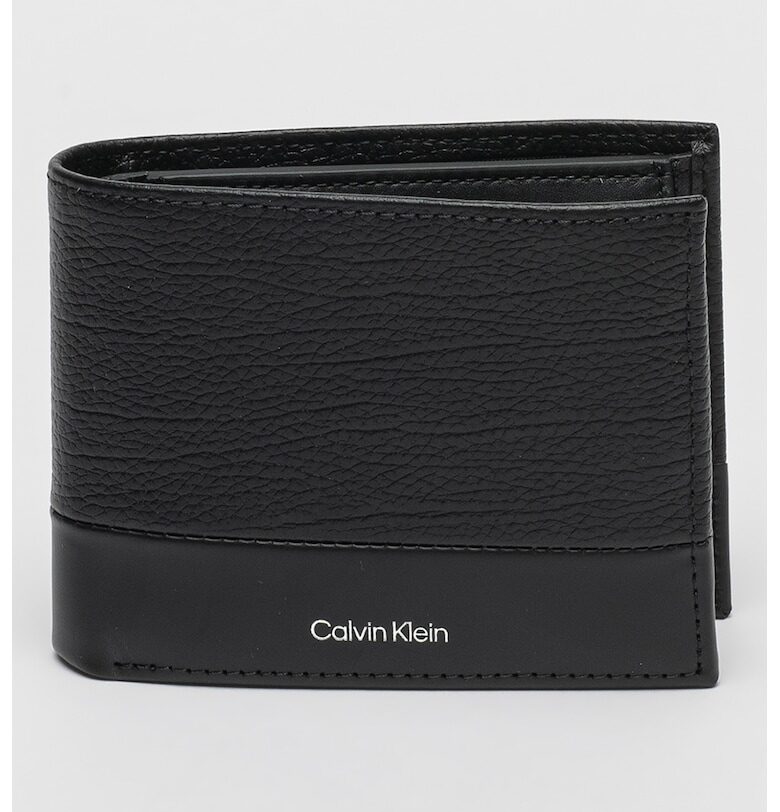 Кожен портфейл с двойно прегъване CALVIN KLEIN