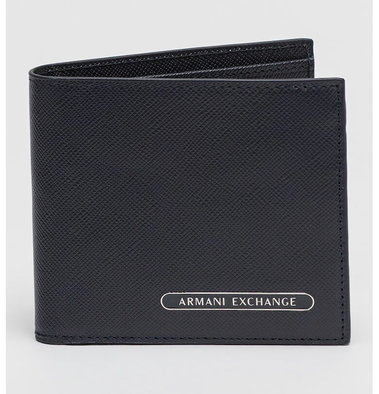 Кожен портфейл с лого ARMANI EXCHANGE
