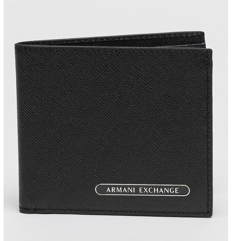 Кожен портфейл с лого ARMANI EXCHANGE