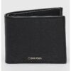 Кожен портфейл с лого CALVIN KLEIN