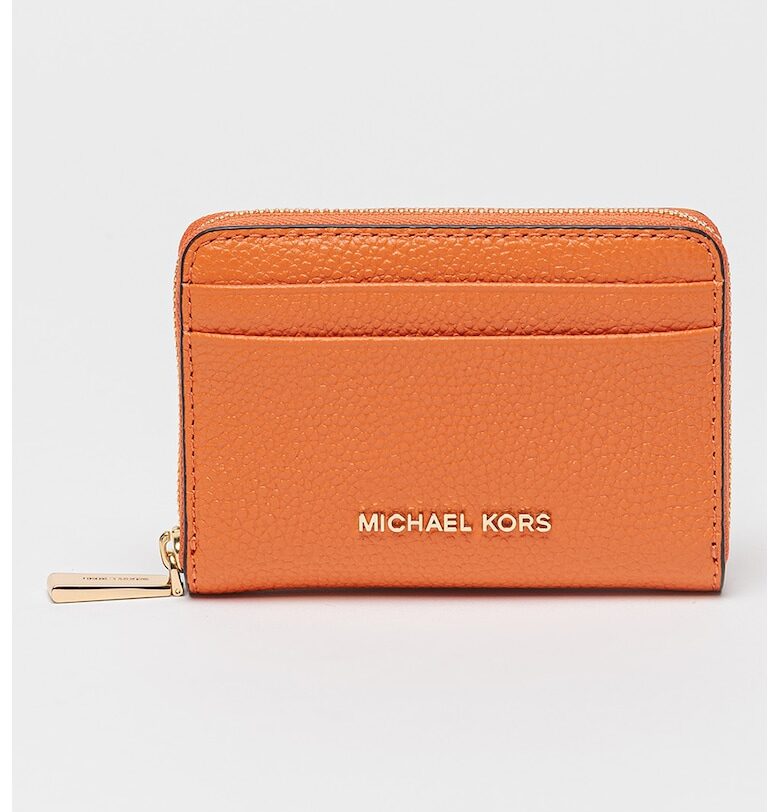 Кожен портфейл с метално лого Michael Kors