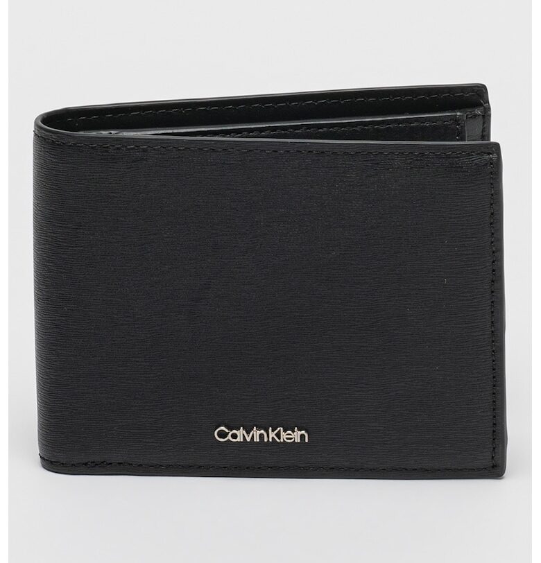 Кожен портфейл с тройно прегъване CALVIN KLEIN