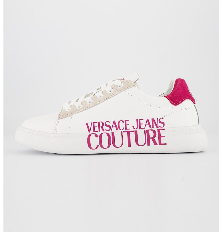 Кожени спортни обувки с лого Versace Jeans Couture
