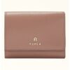 Кожено портмоне Camelia с лого Furla
