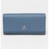 Кожено портмоне Camelia с разделителен джоб с цип Furla