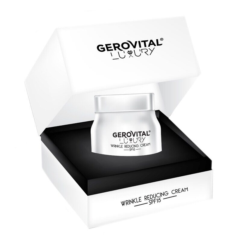 Крем за изглаждане на бръчки  Luxury - SPF 15 - 50 мл Gerovital