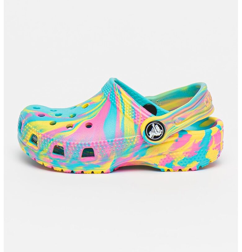 Крокс Classic с отворена пета и шарки Crocs