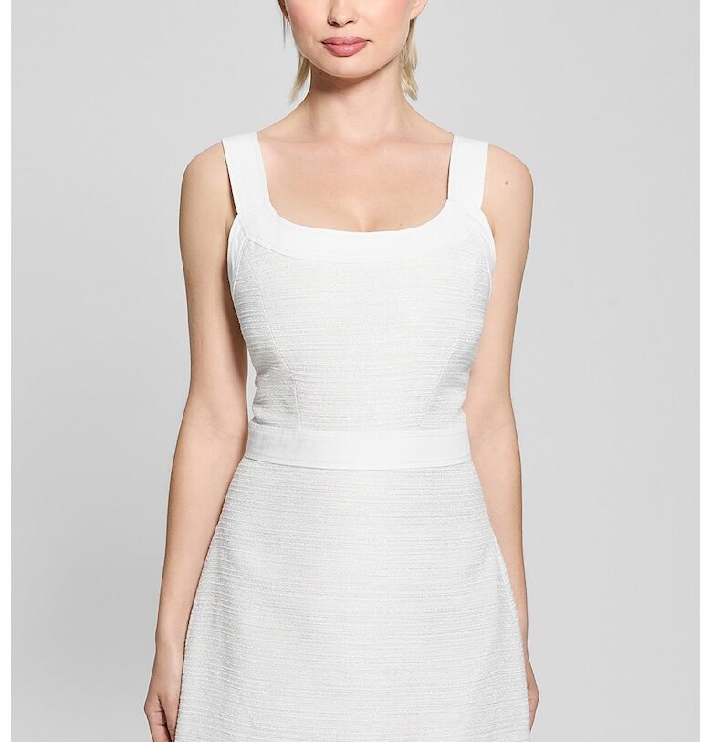 Къса рокля с овално деколте GUESS
