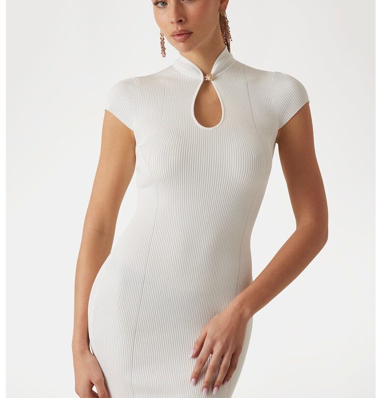 Къса рокля с рипс GUESS