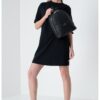 Къса рокля тип тениска с лого ARMANI EXCHANGE