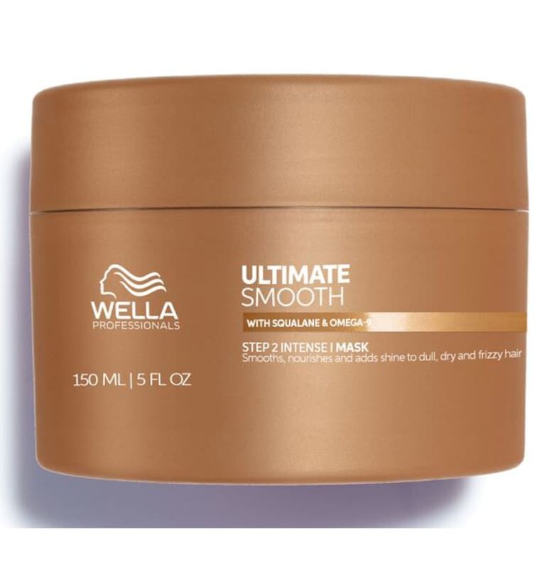 Маска за коса  Ultimate Smooth - Хидратираща - За суха и изтощена коса - Със сквалан и омега 9 - С антистатичен ефект - Wella Professionals