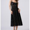 Миди рокля от дантела Oltre