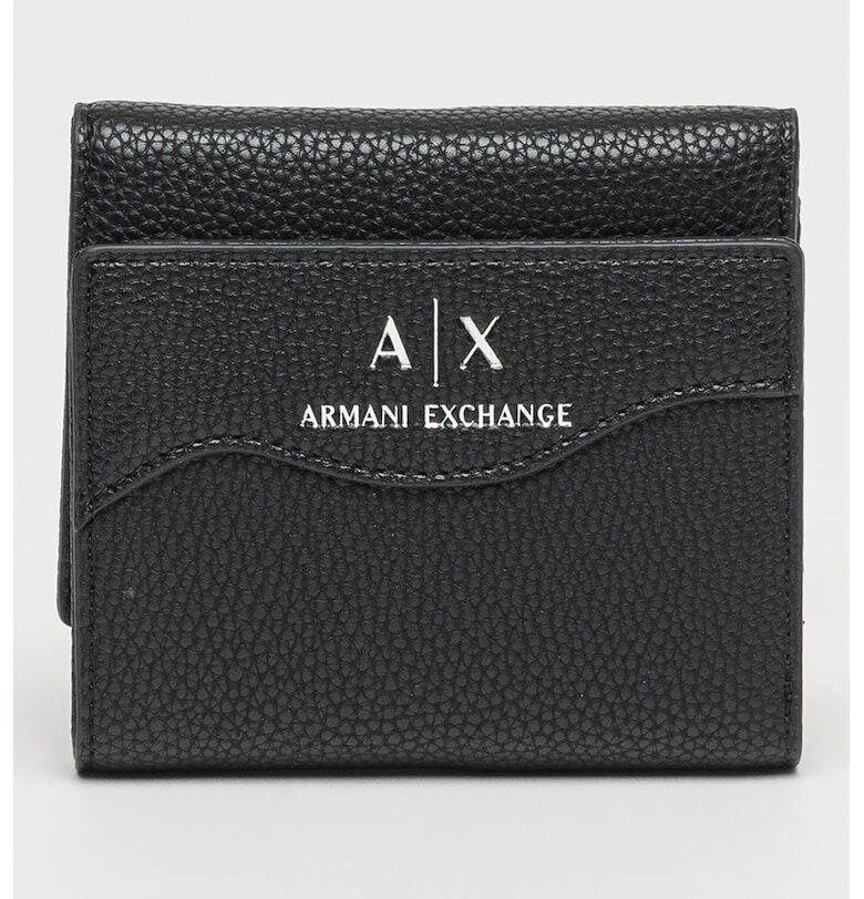 Портмоне от еко кожа с тройно прегъване ARMANI EXCHANGE