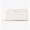Портфейл Scarlett от еко кожа с лого - Слонова кост Valentino Bags