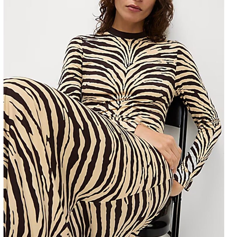Рокля с животински принт Marks  Spencer