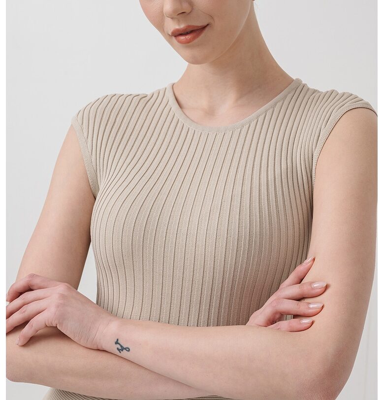 Рокля с овално деколте ARMANI EXCHANGE